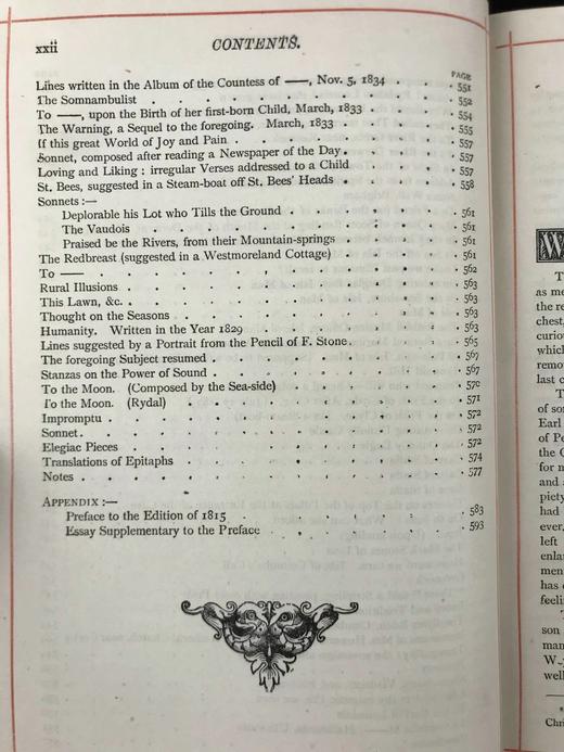 约19世纪后期 华兹华斯诗集 配版画插图 全犊皮（vellum）精装32开 商品图4