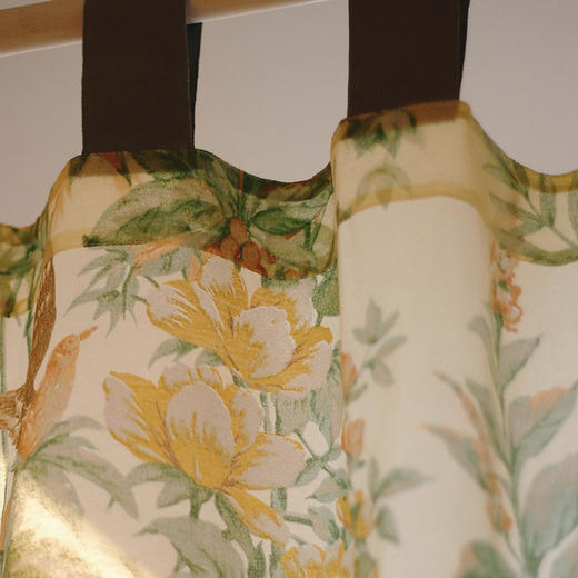 鸟语丹青系列门帘纯棉隔断挡风门帘 商品图1