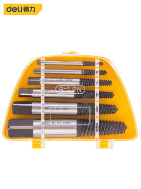 得力DL0026螺丝取出器6件套1#-6#