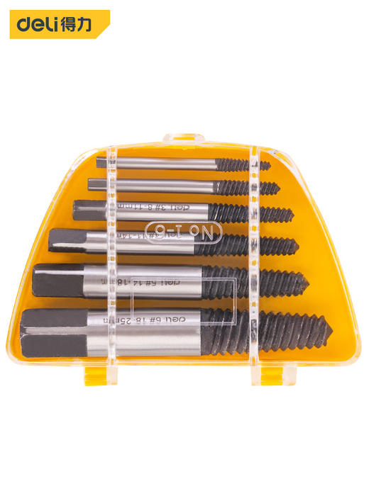 得力DL0026螺丝取出器6件套1#-6# 商品图0