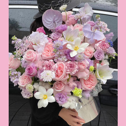 五彩斑斓的紫   (粉紫色系抱抱桶) 商品图0