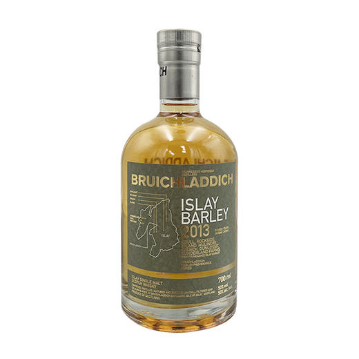 布赫拉迪（Bruichladdich）艾雷岛苏格兰单一麦芽 威士忌 700ml 进口洋酒 宴会自饮 艾雷大麦2013年 商品图2