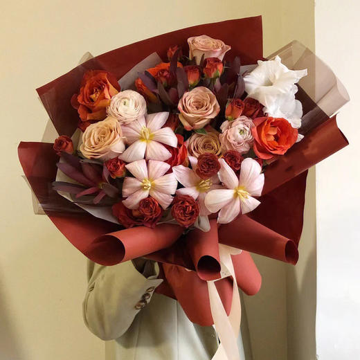 天官赐福（红色系混搭花束） 商品图0