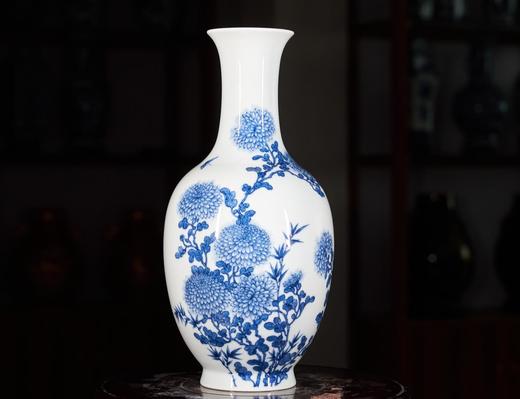 柴窑秋菊佳色赏瓶 商品图0