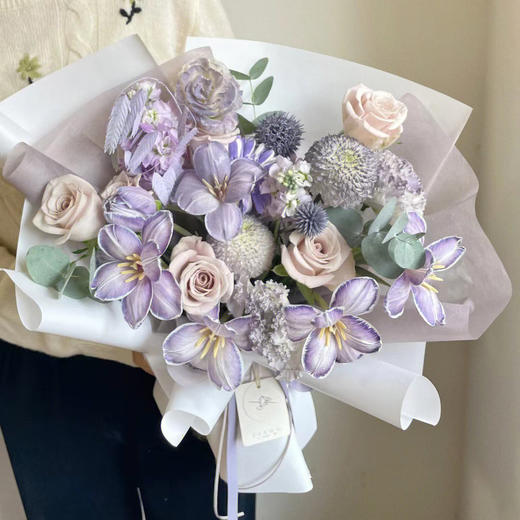 告白日记 (紫色系混搭花束) 商品图3
