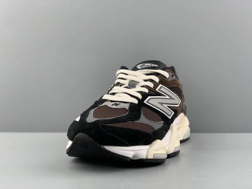 秋冬特惠💰500 代购版本 # New Balance NB9060黑棕色 复古休闲跑鞋 男女同款 商品图1