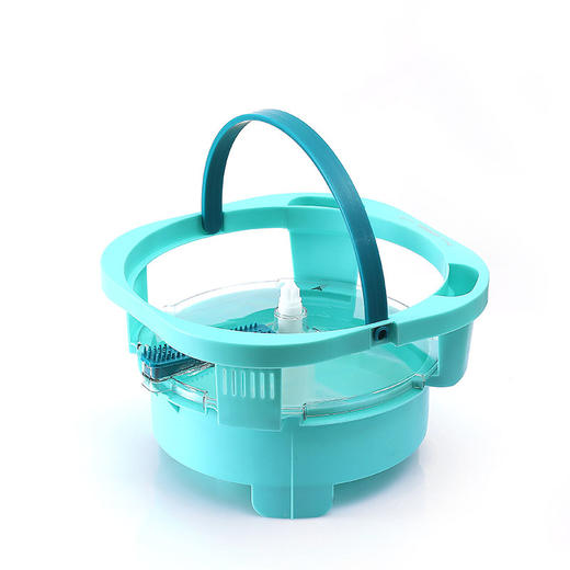 【净污水分离】利快旋转拖把套装 净污分离旋转拖把 双桶 配擦窗器 商品图7