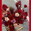 烟火满四城（红色系鲜花抱抱桶） 商品缩略图1