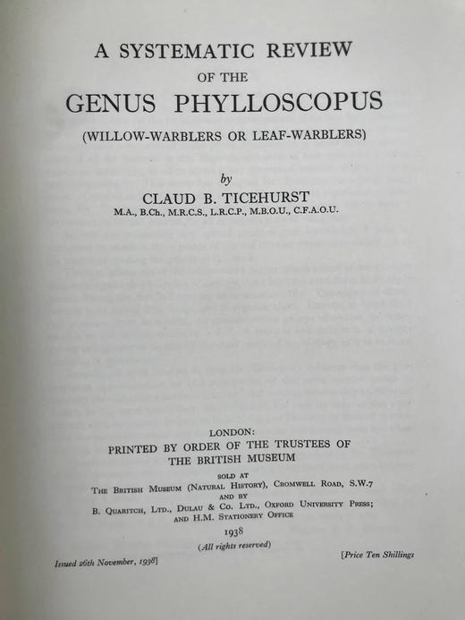 1938年 叶序草属植物的系统综述 2幅彩色插图8幅地图 漆布精装16开 商品图2