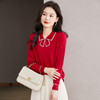 娃娃领针织衫上衣，内搭带领子洋气打底衫CC-MY887 商品缩略图1