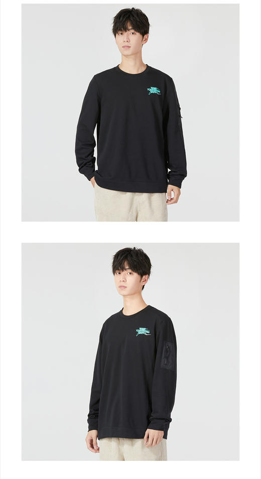 耐克（NIKE）卫衣男士秋冬季 2023新款运动服圆领logo休闲外套加绒保暖套头衫 DQ7867-010 商品图0