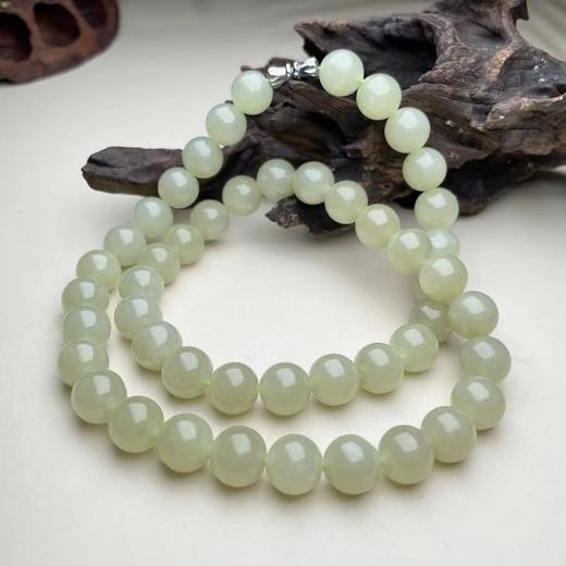 和田玉妈妈链-黄口圆珠10# 商品图0