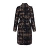 黑金格纹风衣外套 商品缩略图0