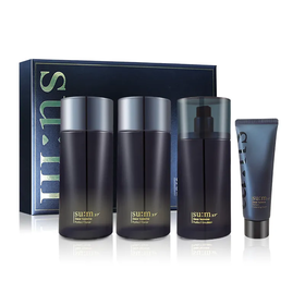 【预售 急单慎拍】保税直发韩国sum37°苏秘呼吸男士双水乳洁面套盒套装清爽型410ml（套盒产品会有变动）