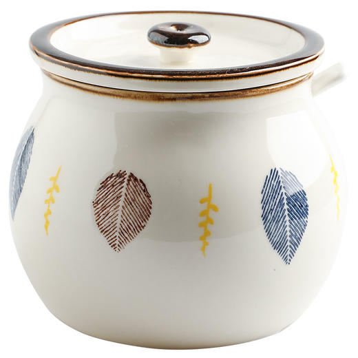 小清新猪油罐陶瓷耐高温油泼辣子辣椒罐家用厨房调味罐 商品图9