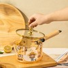带盖可明火电陶炉加热奶锅高硼硅耐高温玻璃碗家用耐热玻璃 商品缩略图9