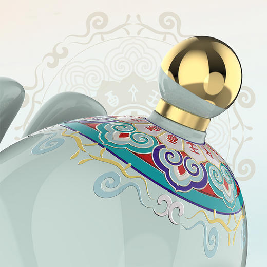 文王贡酒官方旗舰店 52度兔年生肖纪念酒（润兔跃福）1.5L 送礼礼盒装 商品图3