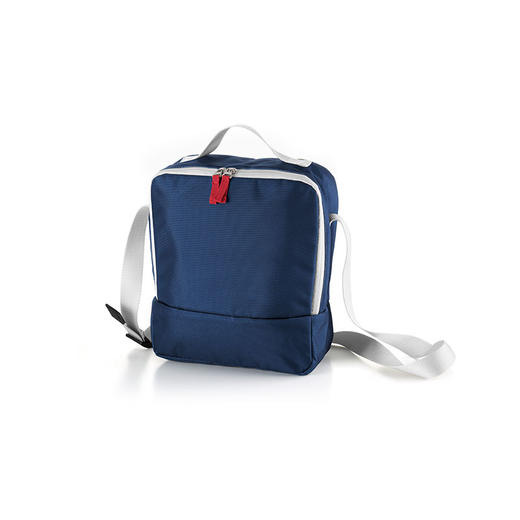 【防水涤纶面料 可单肩可斜跨】Guzzini意大利进口保温餐包 蓝色 23x9.5xh27cm 6.5L 商品图3