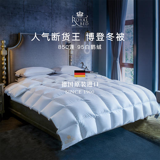 德国原产OBB Royal Bed850蓬西伯利亚95%鹅绒被博登冬被 商品图0