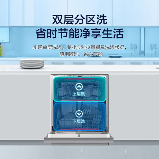 海尔（Haier）嵌入式家用13套大容量洗碗机EYW131286CSU1 商品图3