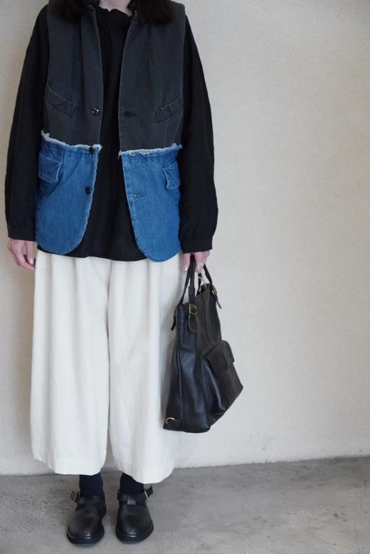 （4折）D project by G黑拼牛仔蓝马甲 商品图12