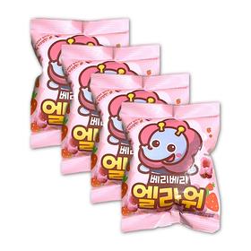 【묶음】베리베리엘라워 딸기스낵과자72g*4