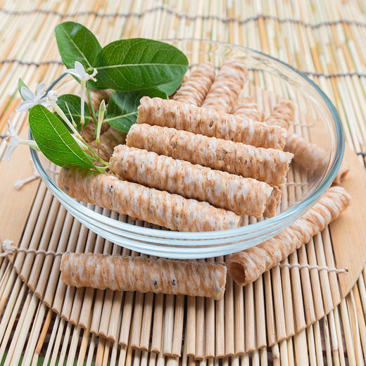 泰国椰子日记椰子味蛋卷250g  无添加剂 无色素和香精 椰香四溢 050385 商品图1