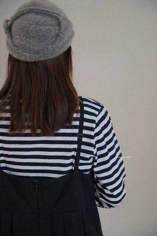 ROBE de PEAU黑白吊带裙 商品图1