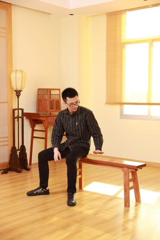 红桥红  家具严选  缅甸花梨（大果紫檀）【110 大长板凳】 商品图7