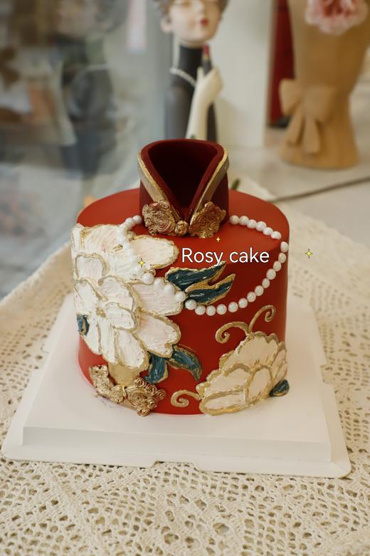 刺绣旗袍蛋糕 商品图0