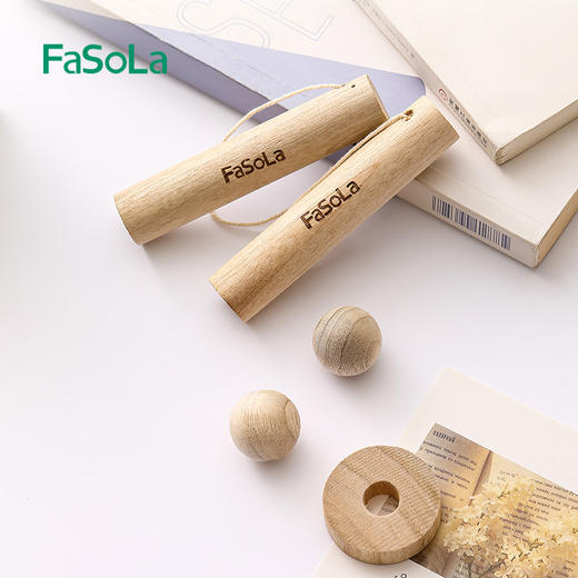 FaSoLa天然香樟木圈樟脑丸衣柜防霉防潮除味防虫防蛀家用 商品图2