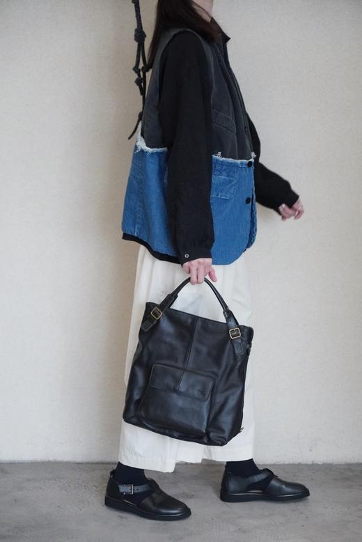 （4折）D project by G黑拼牛仔蓝马甲 商品图8