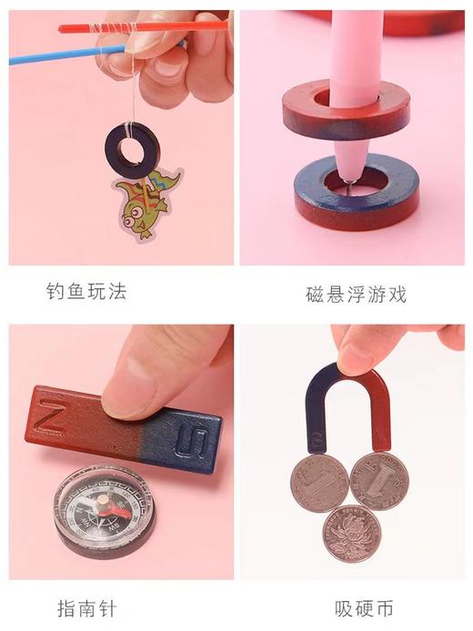 小卡尼学生磁铁套装CY-5501科普实验工具益智助学趣味学习套装 商品图3