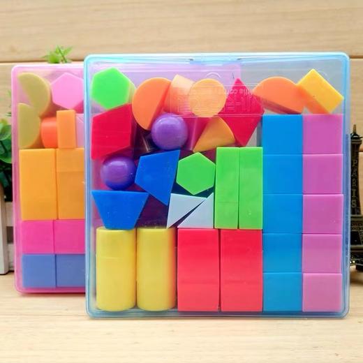 小卡尼小学生几何体全套教具数学用品正方体认识立体几何图形模型学具盒 商品图5