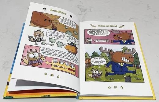 【纽约时报畅销榜·7-12岁】Agent Moose 2册合售 儿童幽默搞笑漫画绘本图画书 Mo O'Hara作品 商品图2