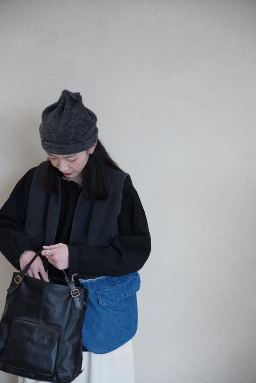 （4折）D project by G黑拼牛仔蓝马甲 商品图11