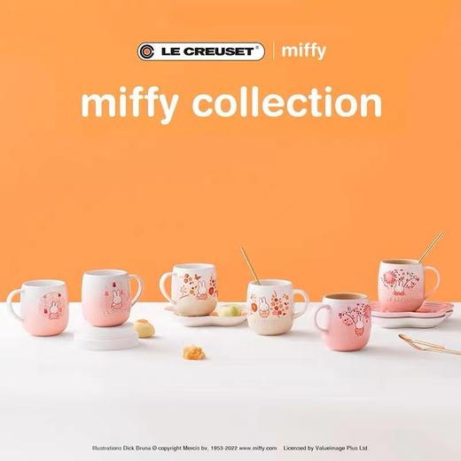 【6F】LE CREUSET酷彩X米菲限量联名炻瓷花形盘马克杯套装 商品图1