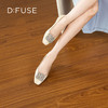 D:FUSE/迪芙斯2023春季新款羊皮方头花形饰扣平底单鞋女DF31111025 商品缩略图14