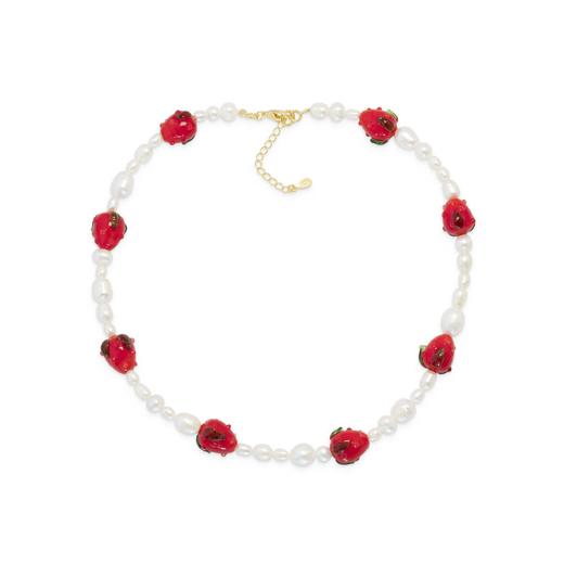 订购8周到｜Ninfa-Strawberry-莓莓 珍珠 项链［葡萄牙设计师］ 商品图0