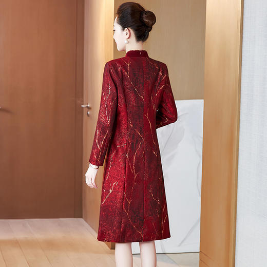 LC-2301礼服风衣套装高贵喜婆婆丈母娘婚宴礼服两件套连衣裙 商品图5