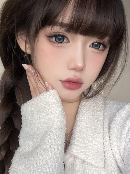 【大直径】Doriscon-傲娇蓝莓-14.5mm【年抛 0-1000度 无525/575】 商品图5