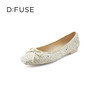 D:FUSE/迪芙斯秋季新品平底单鞋小方头芭蕾舞鞋DF31111020 商品缩略图11