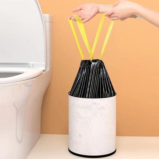 惠寻抽绳式垃圾袋60只装 商品图2