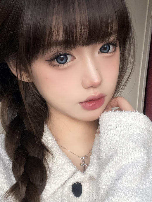 【大直径】Doriscon-傲娇蓝莓-14.5mm【年抛 0-1000度 无525/575】 商品图6