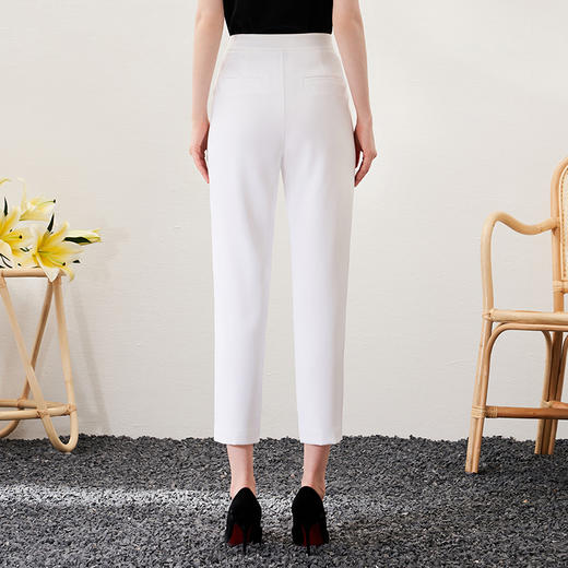 EITIE爱特爱春季新款时尚通勤职业百搭显瘦长裤女裤6905605 商品图10