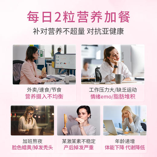 Youthit优思益女性多种复合维生素120片防脱发 抗氧化促进代谢 商品图3