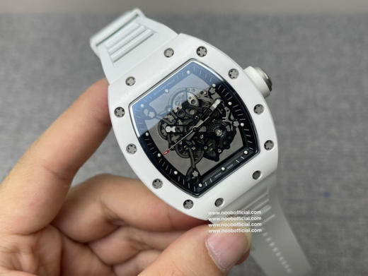 RM理查徳米勒RM055 表圈和底盖采用纳米陶瓷复合材料，具有耐划伤性和抗变色性，且陶瓷纹理清晰，外观臻于 商品图2