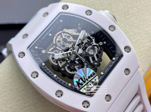 RM理查徳米勒RM055 表圈和底盖采用纳米陶瓷复合材料，具有耐划伤性和抗变色性，且陶瓷纹理清晰，外观臻于 商品图10