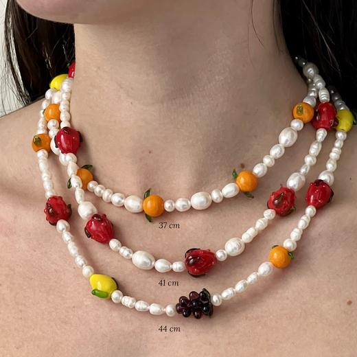 订购8周到｜Ninfa-Tangerine-甜橙 珍珠 项链［葡萄牙设计师］ 商品图1