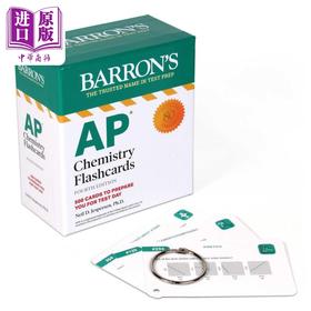 【中商原版】AP Chemistry Flashcards Fourth Edition 巴朗AP化学考试学习闪卡 第四版 英文原版学习闪卡 自学备考教辅图书